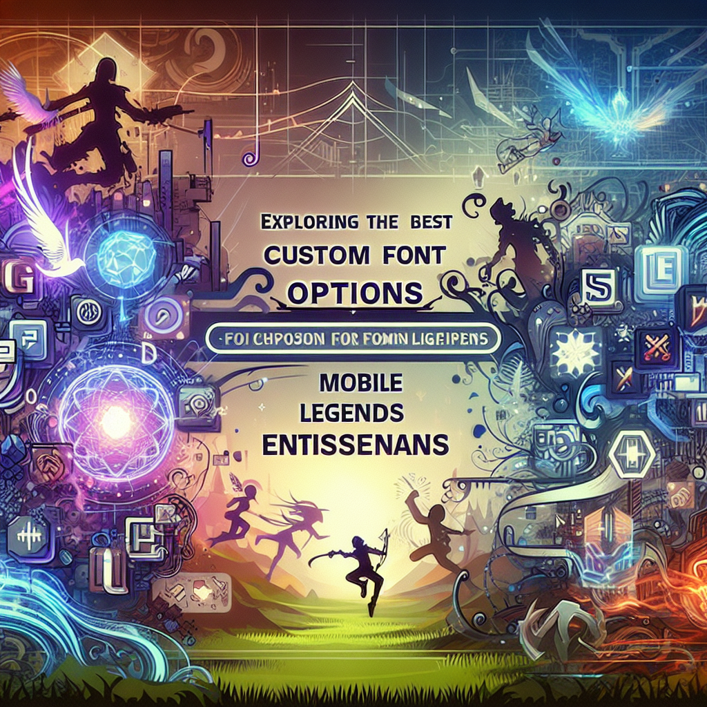 Exploring the Best Custom Font Options for Mobile Legends Enthusiasts